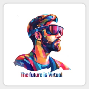 The Future is Virtual - Virtual Reality Sticker